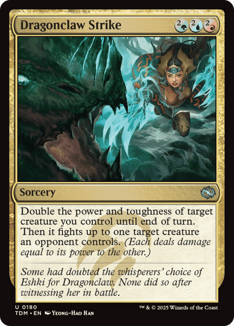 Dragonclaw Strike (180) — Tarkir: Dragonstorm
