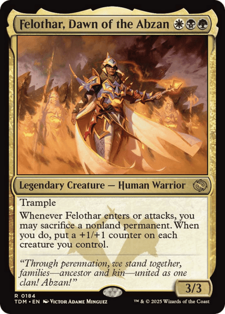 Felothar, Dawn of the Abzan (184) — Tarkir: Dragonstorm