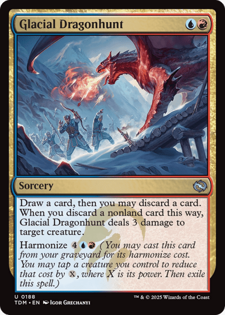 Glacial Dragonhunt (188) — Tarkir: Dragonstorm