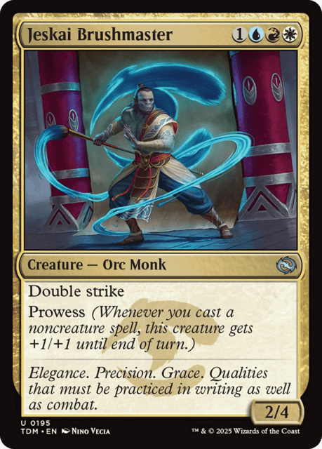Jeskai Brushmaster (195) — Tarkir: Dragonstorm