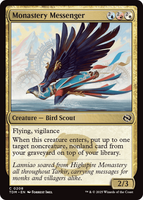 Monastery Messenger (208) — Tarkir: Dragonstorm