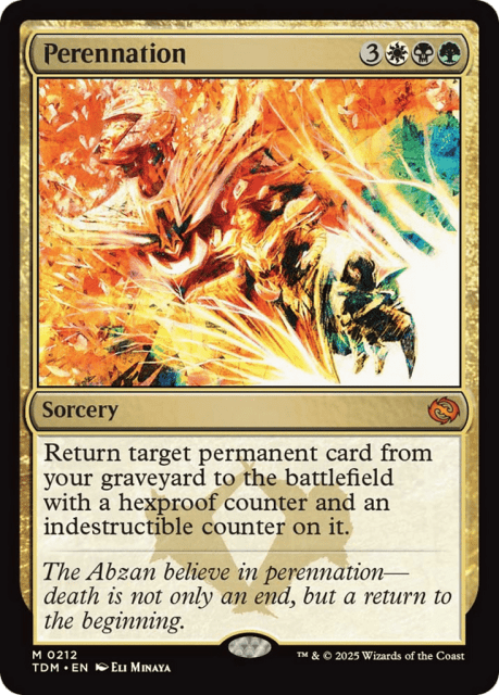 Perennation (212) — Tarkir: Dragonstorm