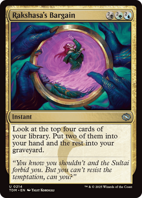 Rakshasa's Bargain (214) — Tarkir: Dragonstorm