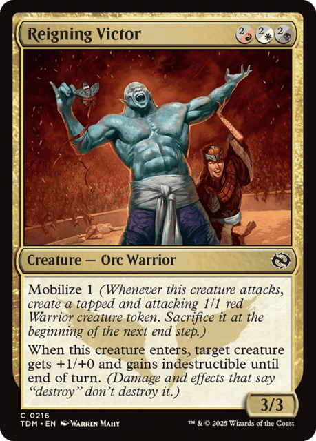 Reigning Victor (216) — Tarkir: Dragonstorm