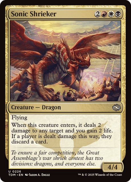 Sonic Shrieker (226) — Tarkir: Dragonstorm