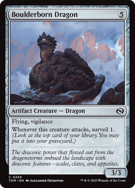 Boulderborn Dragon (239) — Tarkir: Dragonstorm