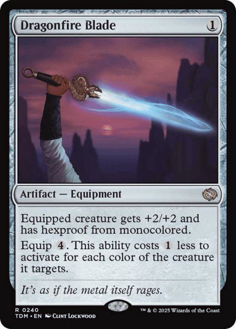 Dragonfire Blade (240) — Tarkir: Dragonstorm