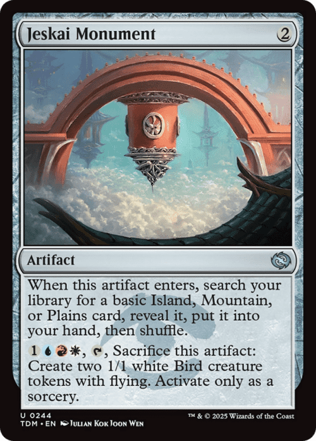 Jeskai Monument (244) — Tarkir: Dragonstorm