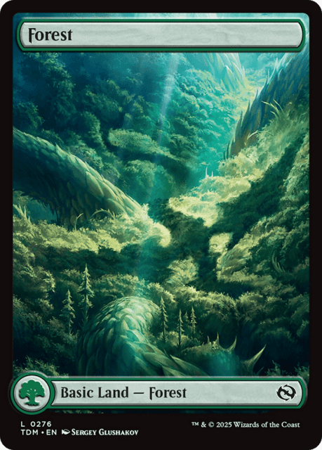 Forest (276) — Tarkir: Dragonstorm