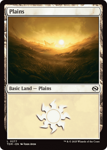 Plains (277) — Tarkir: Dragonstorm