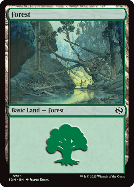 Forest (285) — Tarkir: Dragonstorm