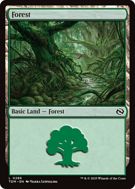 Forest (286) — Tarkir: Dragonstorm