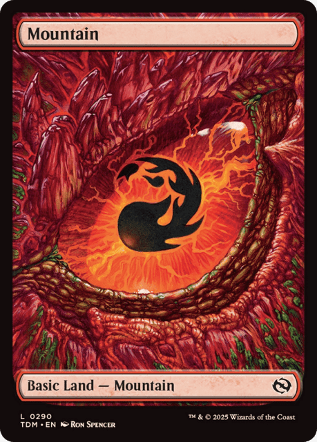 Mountain (290) — Tarkir: Dragonstorm