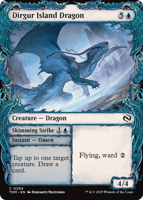Dirgur Island Dragon // Skimming Strike (294) — Tarkir: Dragonstorm