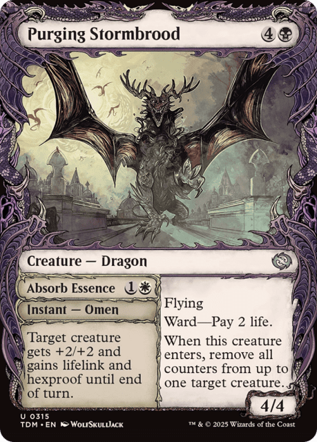 Purging Stormbrood // Absorb Essence (315) — Tarkir: Dragonstorm