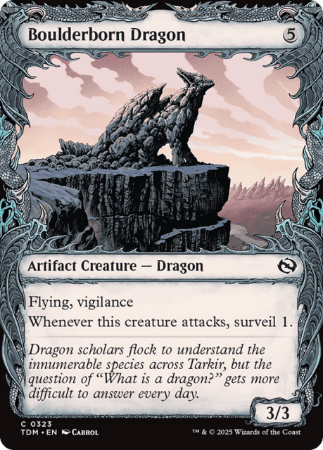 Boulderborn Dragon (323) — Tarkir: Dragonstorm