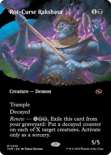 Rot-Curse Rakshasa (339) — Tarkir: Dragonstorm