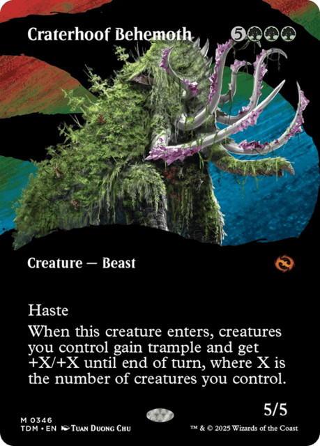 Craterhoof Behemoth (346) — Tarkir: Dragonstorm