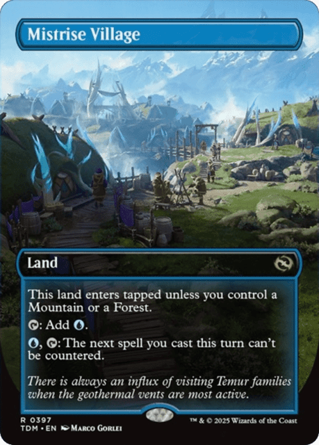Mistrise Village (397) — Tarkir: Dragonstorm