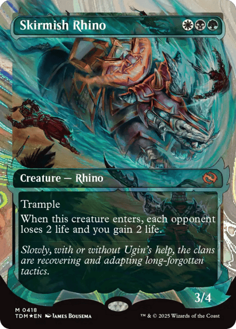 Skirmish Rhino (418) — Tarkir: Dragonstorm