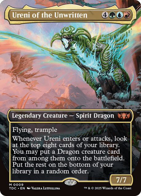 Ureni of the Unwritten (9) — Tarkir: Dragonstorm Commander