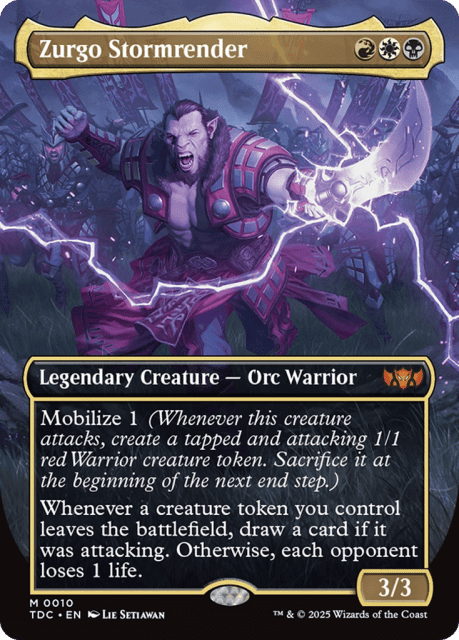 Zurgo Stormrender (10) — Tarkir: Dragonstorm Commander
