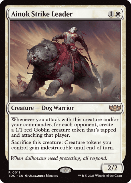Ainok Strike Leader (11) — Tarkir: Dragonstorm Commander