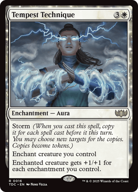Tempest Technique (16) — Tarkir: Dragonstorm Commander