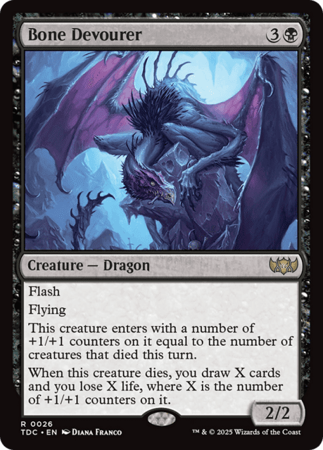 Bone Devourer (26) — Tarkir: Dragonstorm Commander