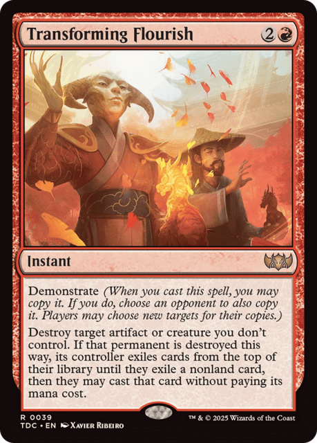 Transforming Flourish (39) — Tarkir: Dragonstorm Commander