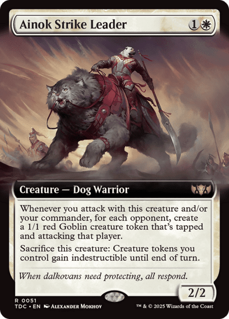 Ainok Strike Leader (51) — Tarkir: Dragonstorm Commander