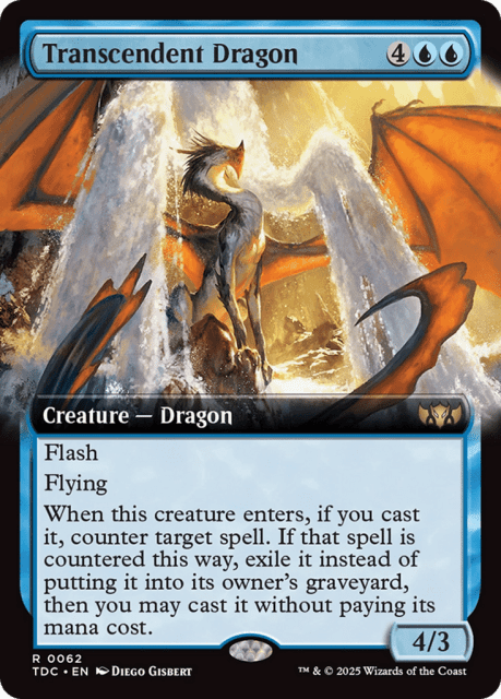 Transcendent Dragon (62) — Tarkir: Dragonstorm Commander