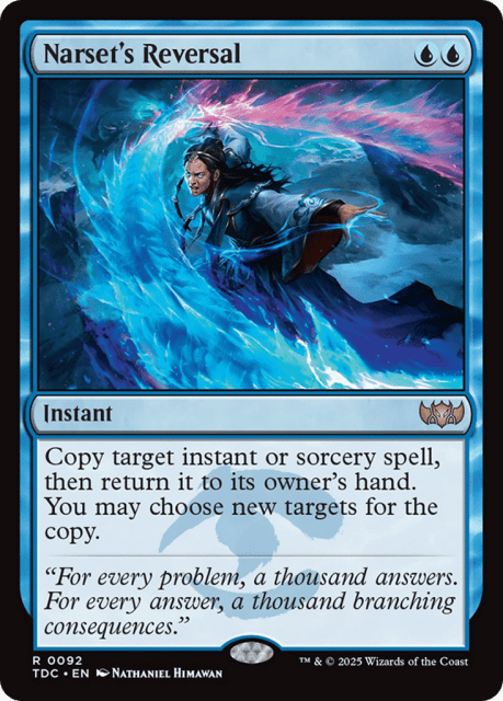 Narset's Reversal (92) — Tarkir: Dragonstorm Commander