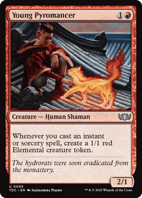 Young Pyromancer (95) — Tarkir: Dragonstorm Commander