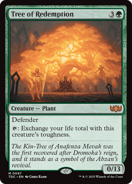 Tree of Redemption (97) — Tarkir: Dragonstorm Commander