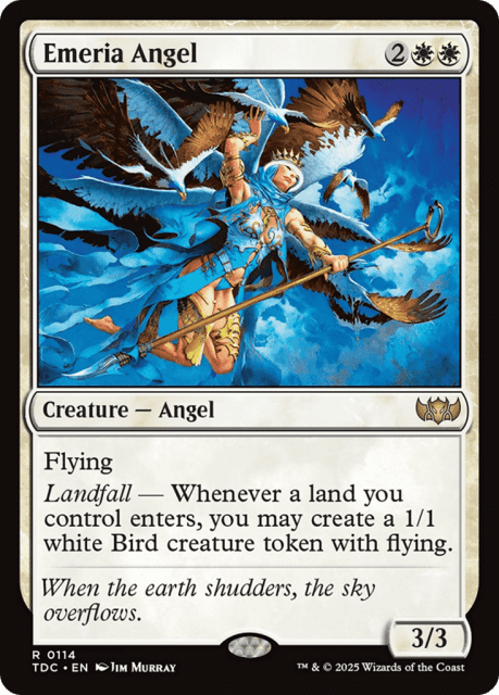 Emeria Angel (114) — Tarkir: Dragonstorm Commander