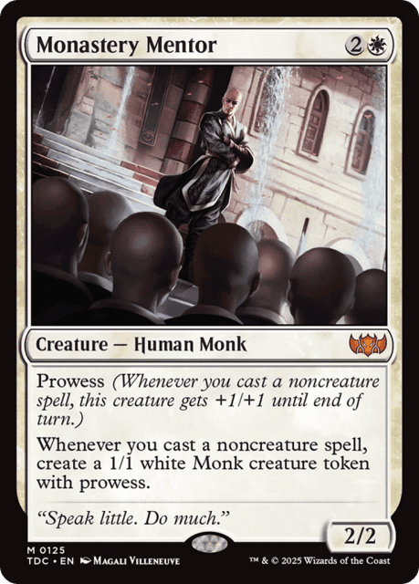 Monastery Mentor (125) — Tarkir: Dragonstorm Commander