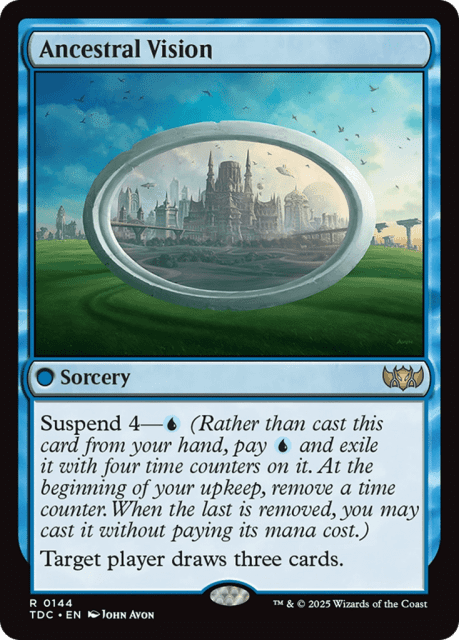 Ancestral Vision (144) — Tarkir: Dragonstorm Commander