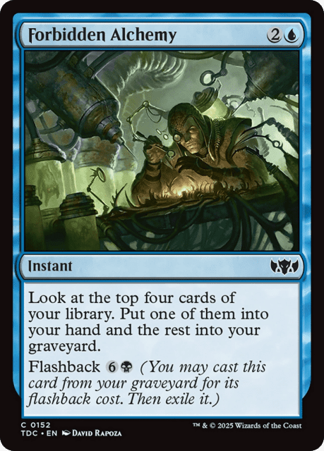 Forbidden Alchemy (152) — Tarkir: Dragonstorm Commander