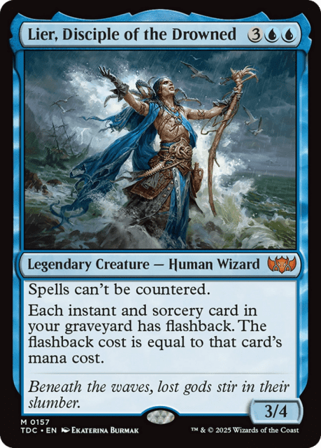 Lier, Disciple of the Drowned (157) — Tarkir: Dragonstorm Commander