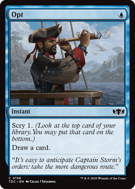 Opt (158) — Tarkir: Dragonstorm Commander