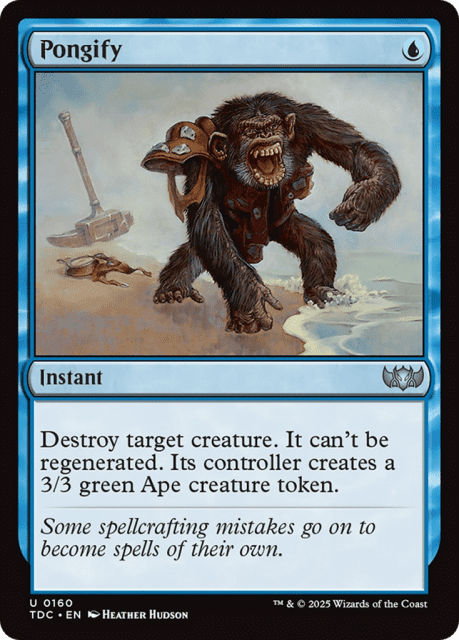 Pongify (160) — Tarkir: Dragonstorm Commander