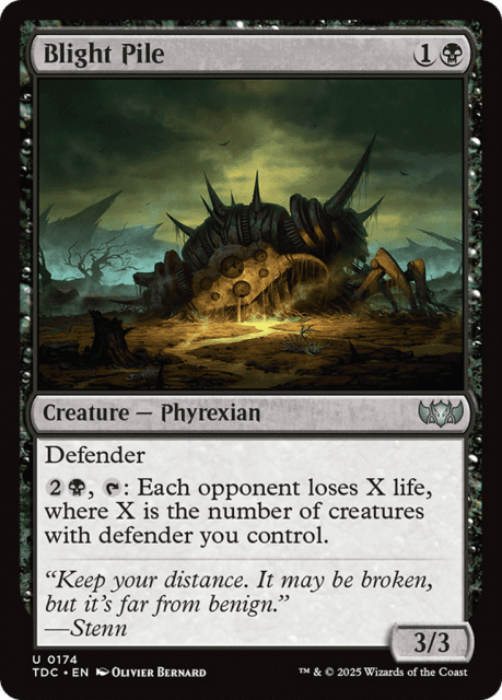 Blight Pile (174) — Tarkir: Dragonstorm Commander