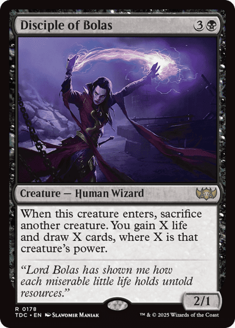Disciple of Bolas (178) — Tarkir: Dragonstorm Commander
