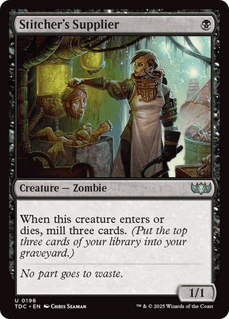 Stitcher's Supplier (196) — Tarkir: Dragonstorm Commander