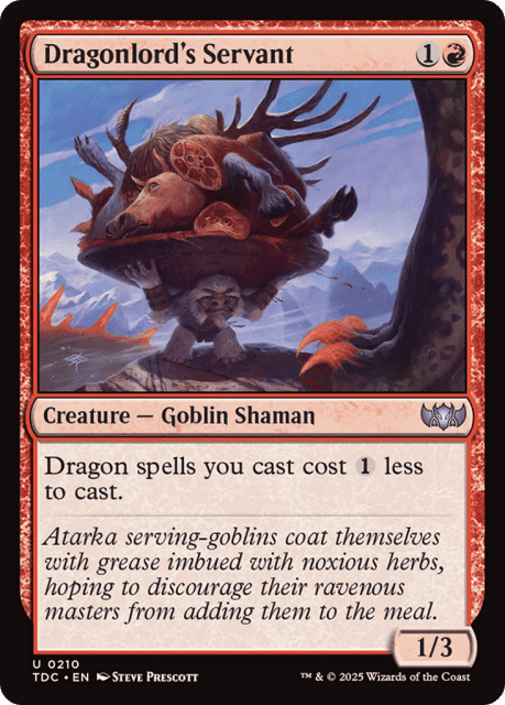 Dragonlord's Servant (210) — Tarkir: Dragonstorm Commander
