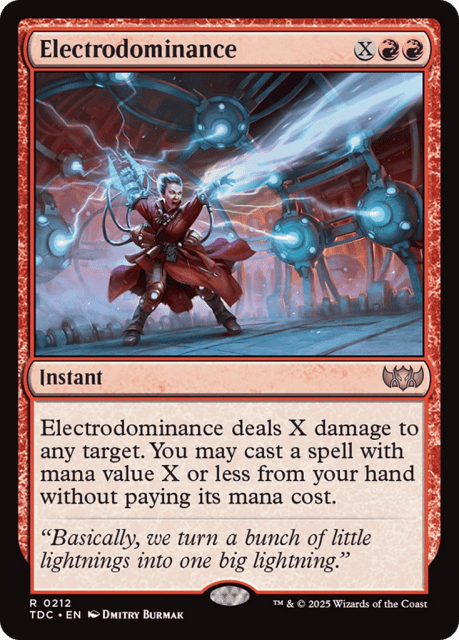Electrodominance (212) — Tarkir: Dragonstorm Commander