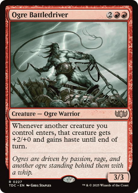 Ogre Battledriver (227) — Tarkir: Dragonstorm Commander