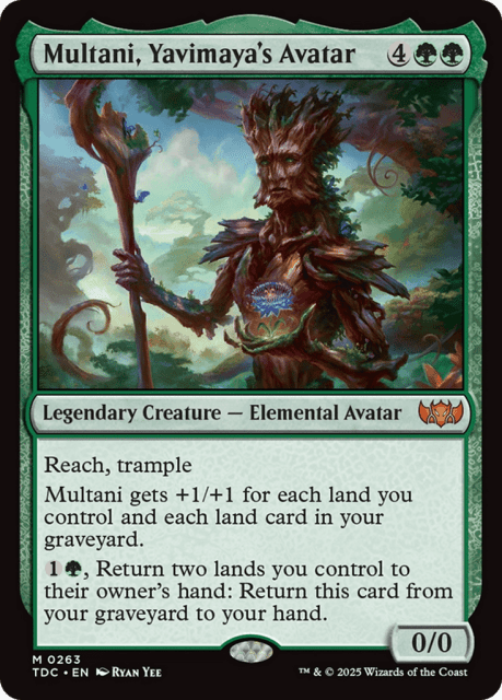 Multani, Yavimaya's Avatar (263) — Tarkir: Dragonstorm Commander