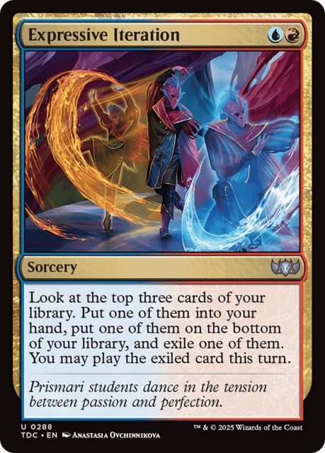 Expressive Iteration (288) — Tarkir: Dragonstorm Commander